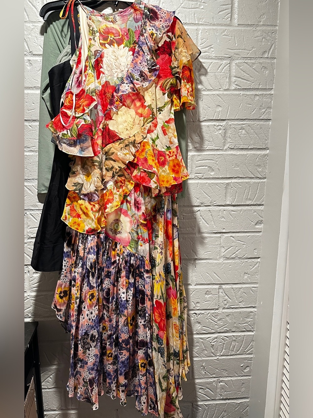 Zimmerman Wonderland Flounce Floral Tiered Dress Size 0p - Picture 2 of 12